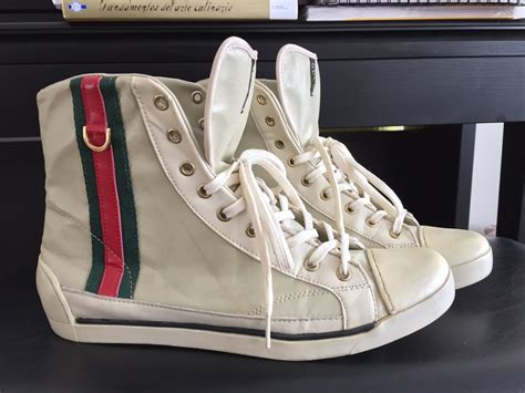 gucci teens shoes|vintage Gucci tennis shoes.